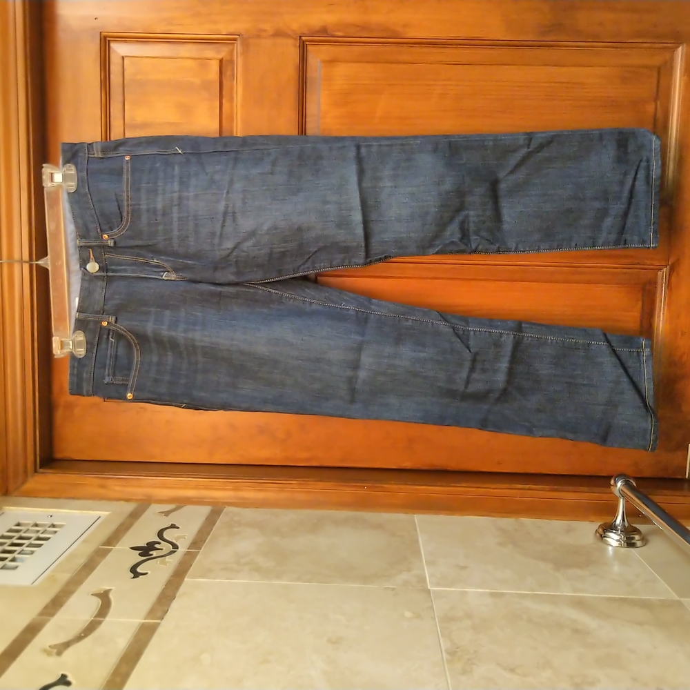 Gap Real Straight Vintage Y2K Jeans 28/6a Dark Wash Stretch